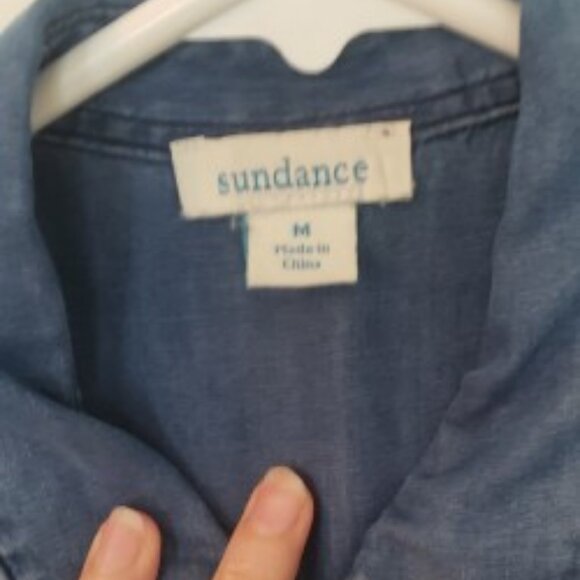 Sundance distressed denim shirt - Picture 3 of 4